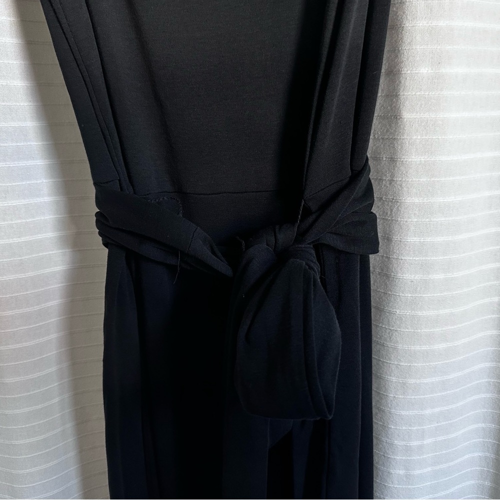 Vince Belted Square Neck Midi Dress - image 4